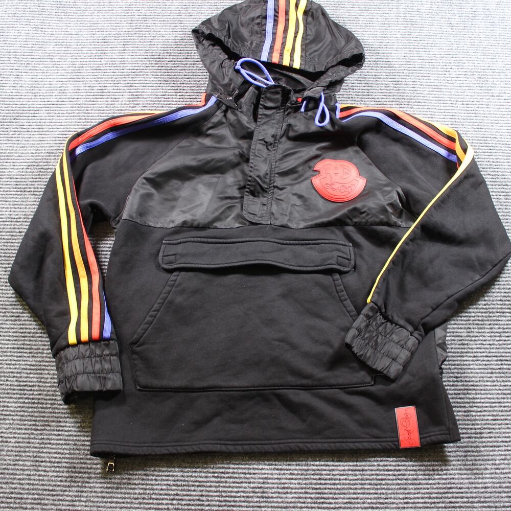 Frost Originals Hoodie Men's L Black No Feelings Dealing With Envy Half Zip